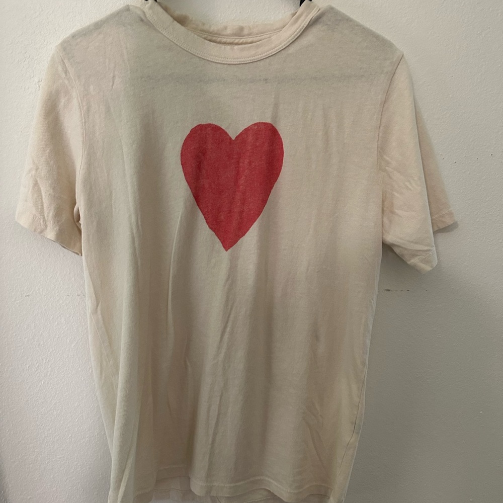 Imogene & Willie red heart tshirt